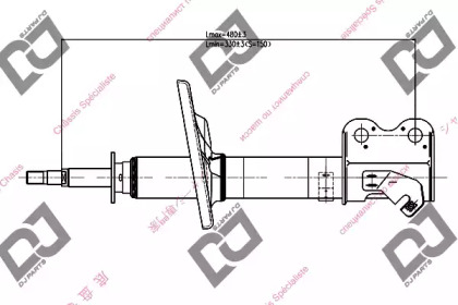 Амортизатор DJ PARTS DS1015GS